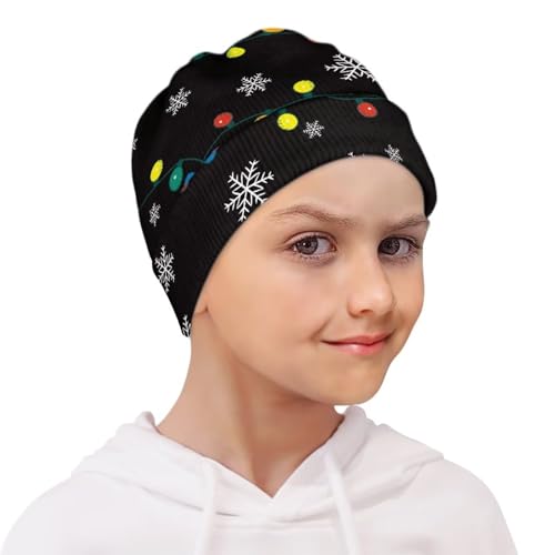 Babrukda Kids Winter Knit Hat, Christmas Tree Warm Hats for Cold Weather Children Beanie Skull Cap for Girls Boys Headwear4