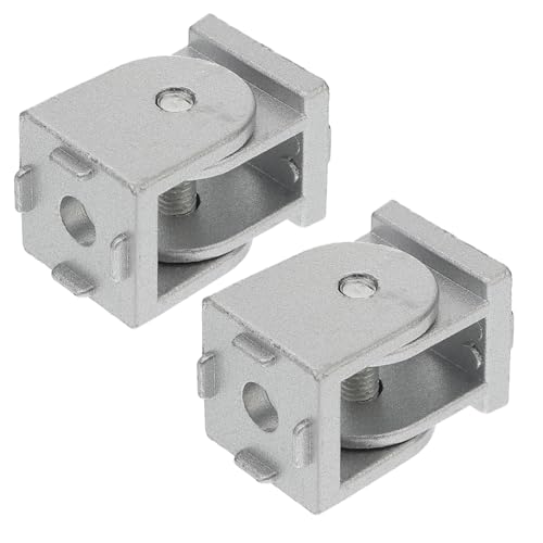 Healifty 2pcs Pivot Joint Connector for Aluminum Profile Extrusion Flexible Zinc Alloy Pivot Bracket with Construction Easy to Install Replacement