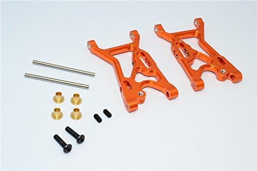 GPM For Team Losi Mini 8ight Upgrade Parts Aluminum Front Suspension Arm - 1Pr Set Orange