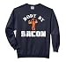 Awesome Body By Bacon T-Shirt - Funny Geeky Keto Design Comfort Colors Adult Sweatshirt