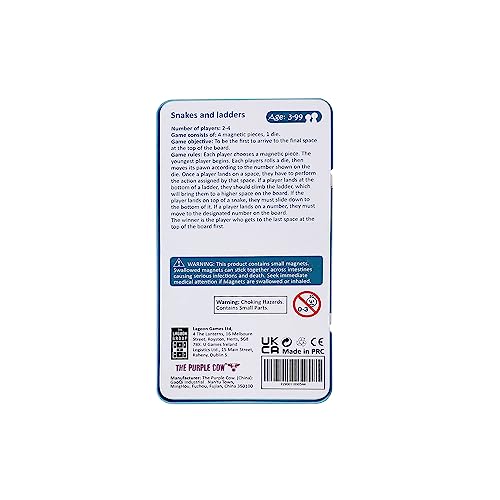 The Purple Cow Magnetic Travel Snakes & Ladders #TOP2