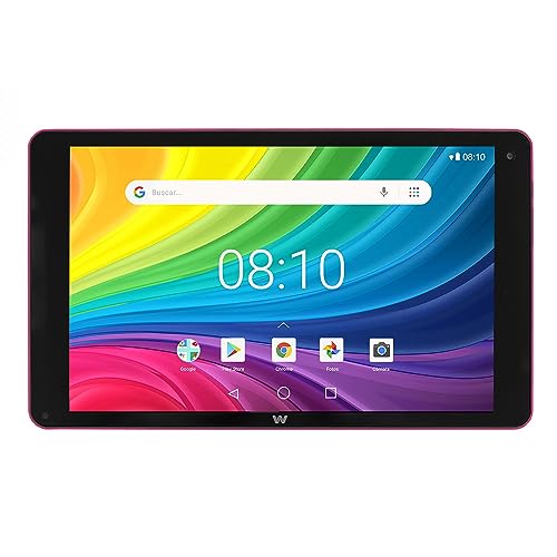 Woxter X-100 Pro Pink - Tablet Android, 10.1' IPS, Quad Core, Android 11, CPU Quad Core A133,...