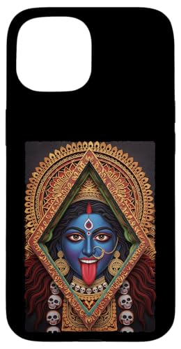 Maa Kali Fierce Divine Feminine Minimal Retro Poster Art Case for iPhone 15