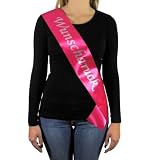 Schärpe Hochzeit, Satinband, Wunschdruck, Schriftfarbe, Geburtstag, Schärpe Junggesellenabschied, JGA Accessoires, Schärpe für Frauen, Hen Party, Schärpe für Damen, Abschlussball, Veranstaltung.