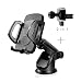 Car Phone Holder, Adjustable and Universal Dashboard Air Vent Car Mount Windshield Holder Cradle with Strong Sticky Gel Pad for Smartphone
