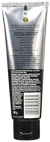 Image of Olay Night Cream Total Effects 7 in 1, Anti-Ageing Moisturiser, 50g & Olay Total Effects 7-In-1 Anti Aging Foaming Face Wash Cleanser, 100g