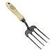 Produktbild DeWit Blumengabel 'Twisted Hand-Fork Welldone' 30 cm I Profi Grabegabel aus Borstahl mit FSC®-zertifiziertem Handgriff aus Esche I Premium Gartengabel I Handgrabeforke I Garden Tools  Made in Holland