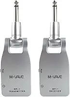 M-VAVE WP-1 Transmissor e receptor sem fio para guitarra 2.4G, ferramentas com bateria integrada para captador de guitarra e baixo, peças para instrumentos com pontas