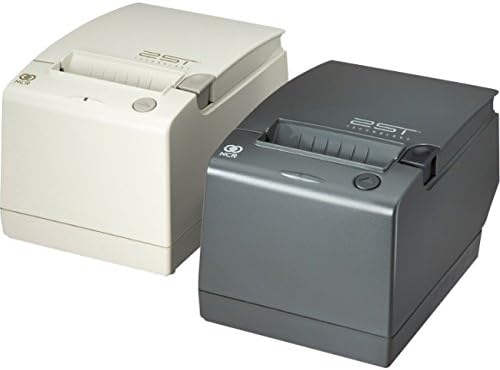 NCR RealPOS 7198 2-Sided 1 Station Receipt Printer 2ST Paper Detection - Charcoal Gray 7198-2003-9001