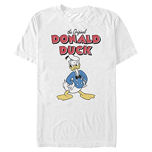 T-shirt Donald Disney homme motif imprimé résistant manches courtes coupe regular