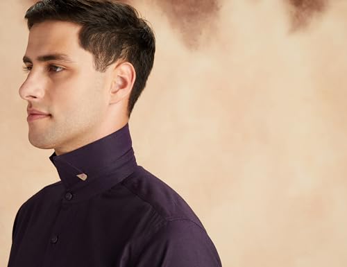 Image of Symbol Premium Men's Wrinkle-Resistant Regular Fit Cotton Formal Shirt