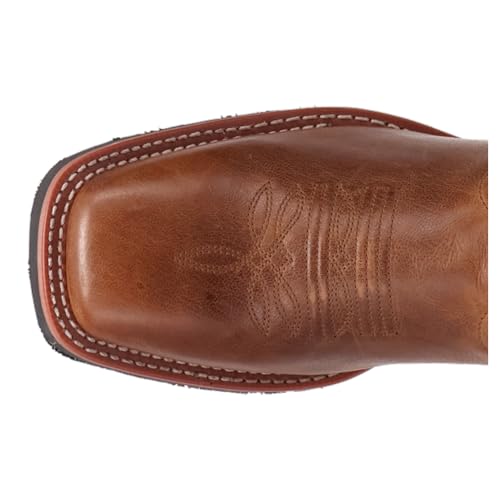 Image of Laredo Tan /Brown Tulane Men's Leather Square Toe Western Boots 8013