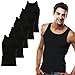 Produktbild SGS 5er-Pack: Stilvolle Unterhemd Herren & Tank Top Herren in Weiß und Schwarz oder Bunt - Feinripp Muskelshirts Männer & Unterziehshirt Mann S-6XL