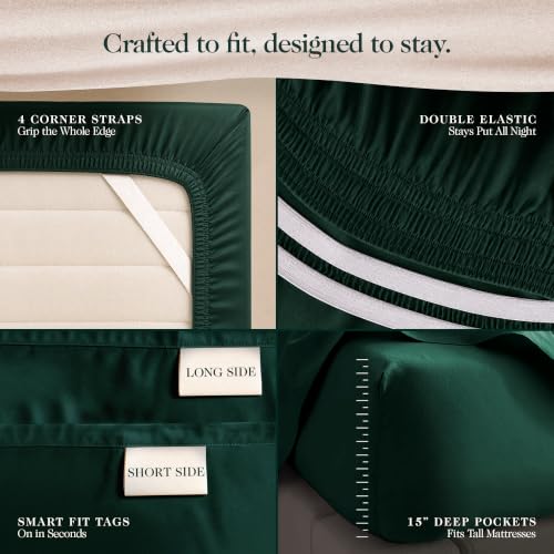 Image of 100% Cotton Printed Percale Cooling Bed Sheet Set - Twin Size, Petalis