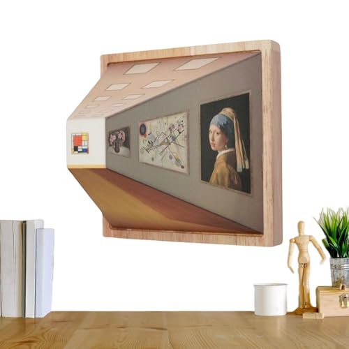 Peinture LED art mural déco salon éclairage 3 modes cadre lumineux intérieur design