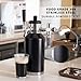 128oz Double-Walled Mini Keg Growler, Stainless Steel Vacuum Insulated Home Dispenser System with Detachable Faucet & Regulator Keeps Homebrew, Craft, and Draft Beer Carbonated and Fresh