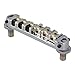 BQLZR Chrome Locking Tune-o-matic Guitar Bridge Roller Saddle Replacement