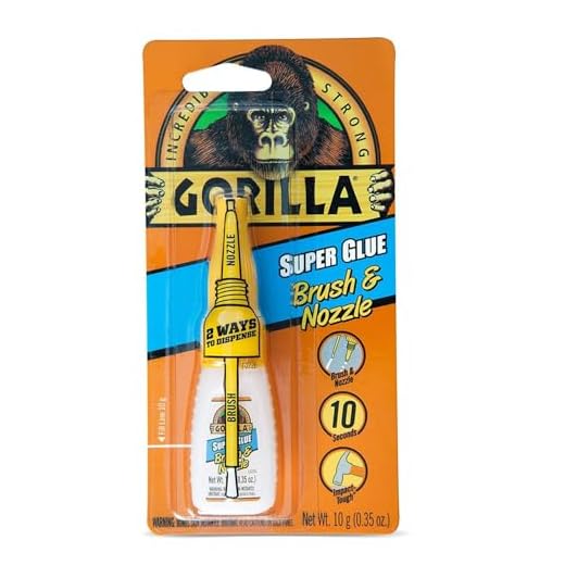 Gorilla Super Glue with Brush Applicator