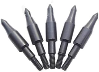 Z&S 12pcs 150 Grain Archery Field Points 5/16 inch Target Practice Arrow Tips Screw in Bullet Points Broadheads for Crossbow Recurve Bow Compound Bow Hunting Shooting