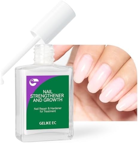 Nail Strengthener Polish for Damaged Nails: Nail Hardener for Weak Nails