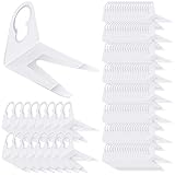 Soaoo 500 Pack Original Shingle Tab Clips for C7 C9 Lights, Christmas Plastic Light Clips for Roof and Gutter, Outdoor Outlet Shingle Tabs for Holiday String Light Outdoor