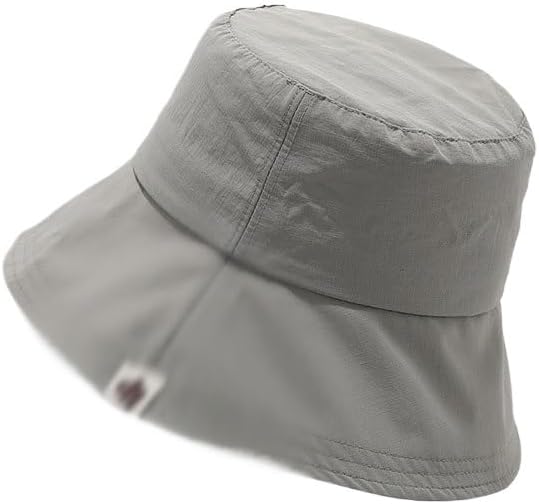 Quick-Drying Fisherman Hat Large Circumference Hat Women Sun Protection Basin Hat for Travel Camping