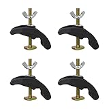 4-Piece Arcuate Press Plate Clamps,T Track Hold Down Clamps, Heavy Duty...