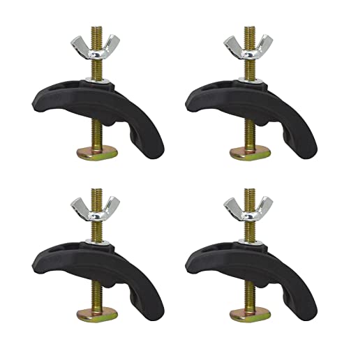 CALIDAKA Drill Press Hold Down Clamps 4 Pack T Slot Work Holding Clamp Set