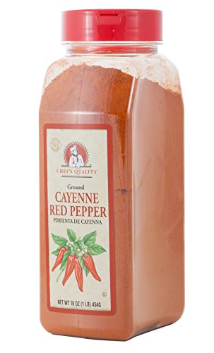 Chef's Quality Ground Cayenne Red Pepper Powder 16 oz