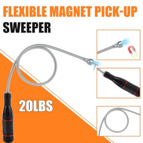 VSKIZ 4Pcs Telescoping Magnetic Pickup Tool 30in with 20lb Pull Force by VSKIZ - Used condition - Image 6