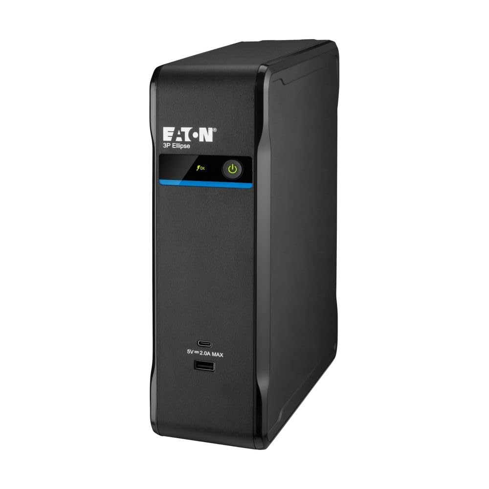 Eaton 3P Ellipse USV Off‑Line 700 VA 420 W 3P700UD 3× Schuko USB Schwarz