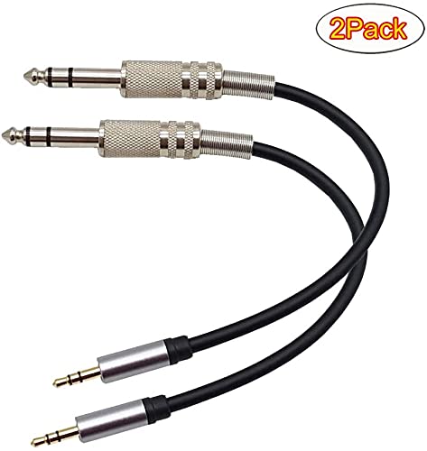 Câble Audio Jack 6,35mm Vers 3,5mm Pour Relier Guitare, Smartphone Ou Home Cinéma - 7