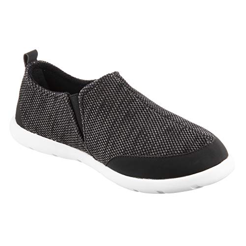 isotoner Zenz Men's Activate Slip-On Shoe, Black Marbled, 11