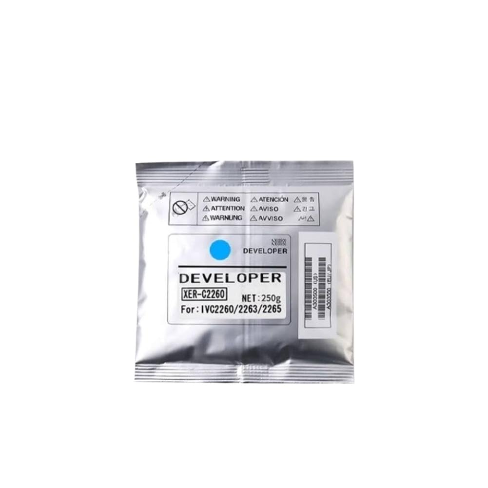 C2260 Entwicklermaterial 250 g, kompatibel mit C3300 C2265 C2263 C2060 C3060 2560 7120 7123 7125 7220 7225(BK)