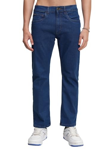 Image of Highlander Men's Straight Fit Jeans | Mid Rise | Stretchable Fabric | Designed for Comfort & Ease of Movement | Jeans for Man