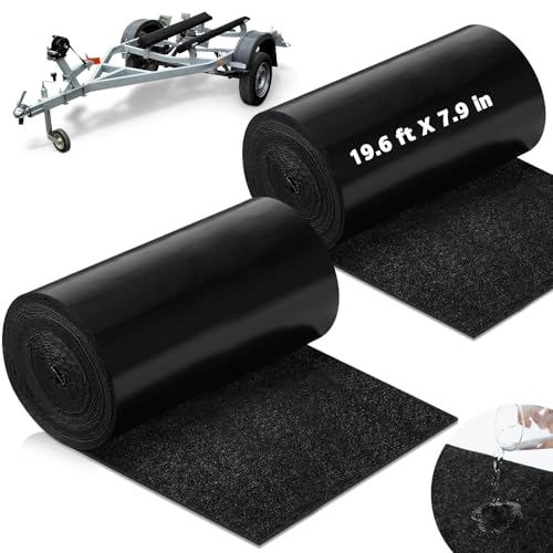 Tinideya 2pcs Boat Bunk Carpet for Boat Trailers, 19.6 ft x 7.9 Inches