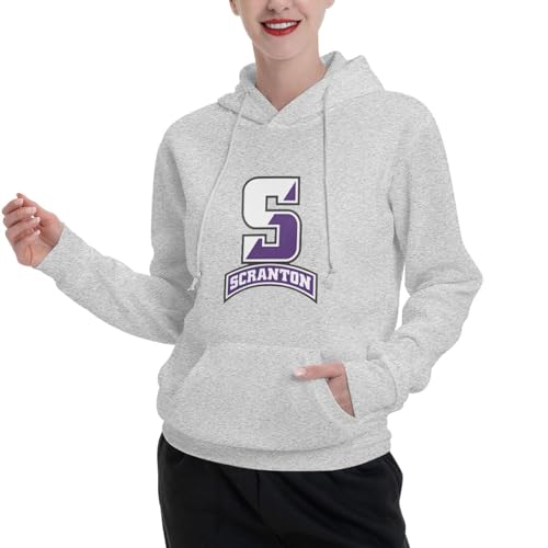 University A Of Scranton Logo Unisex-Adult Fleece Hoodie Sweatshirt