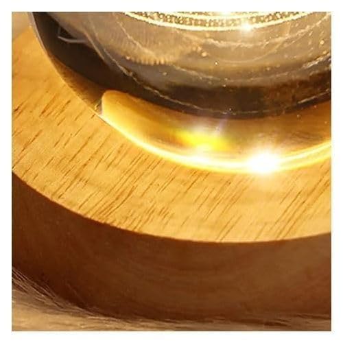 Image of 3D Crystal Night Light Decorative Quartz Glass Ball Bedroom Table Light, Engraved Model Home Decor, Universe Gift for Loved Ones (Astronaut Climbing)