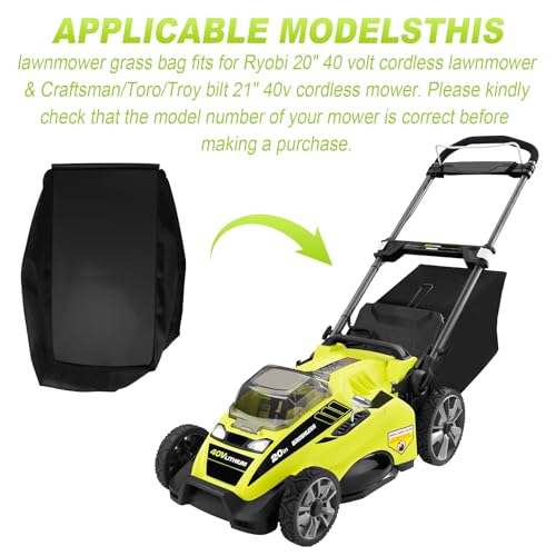 UYZO Lawnmower Grass Bag Note