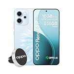 OPPO Reno14 F 5G AI Smartphone, Tripla fotocamera 50+8+2MP, Selfie 32MP, Display 6.57” 120HZ AMOLED FHD+, 6000mAh, RAM 8GB(Esp4GB/6GB/8GB)+ROM 256GB, Supporto Auto [Versione Italia], Opal Blue