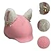 rockible Cat Ears Snow Ski Helmet Cover Helmets Accessories Creative Lovely Keep Warm Multifunction Funny Skiing Ski Helmet Decoration, White Pink