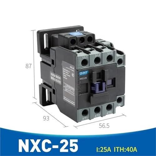 Contacteur magnétique CA NXC-25 220V pour circuit électrique triphasé - 2
