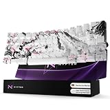 NYFTER - Premium Sakura Keycaps ISO 60% i 75% Custom Keycaps układ ISO do klawiatur mechanicznych (Sakura White, 60%)