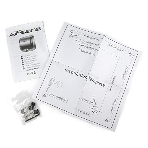 i-Force Eco Dry Automatic High Speed Hand Dryer Electric Heavy Duty (White) - Image 3