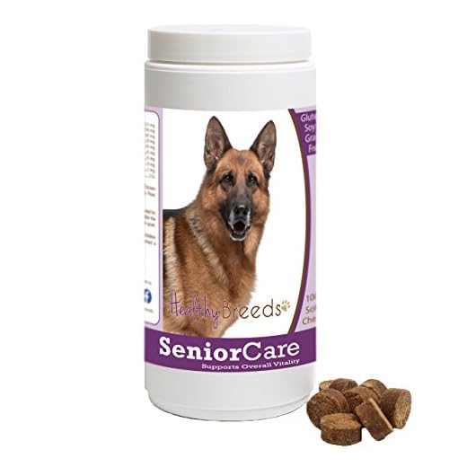 Healthy Breeds German Shepherd Senior Dog Care Soft Chews 100 Count