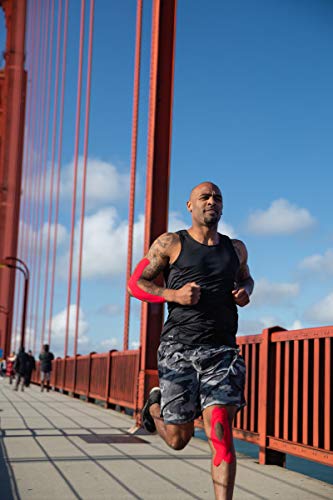 Rocktape Kinesiology Tape, Elastic & Adhesive Tape, Muscle Recovery, Tiger, 5Cm X 5M/2" X 16.4' #TOP1