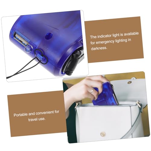 Cargador manual USB Gadpiparty para emergencias miniatura 5