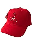 Mitsubishi Baseball Cap Hat. Red. Adjustable. New!