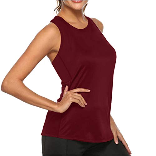 Blusa feminina de ginástica plissada para ioga, atlética, costas nadador, blusa feminina moderna, Vi