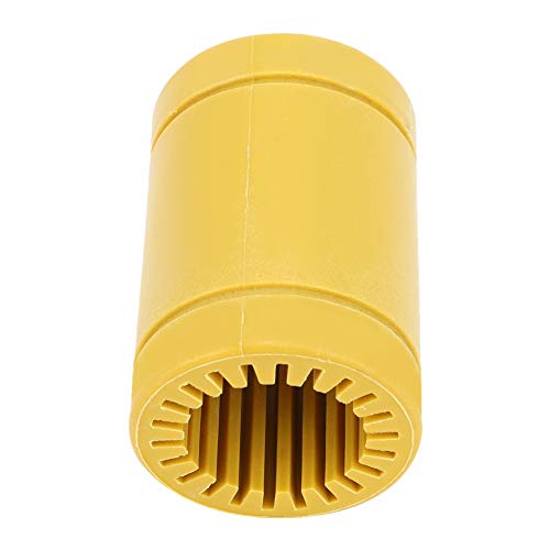 Rojo de Polímero Sólido, Cojinetes Lineales Ingeniería de Plástico Aceite Lineal Lineal Ruido sin Ruido All Plastic Rowing Printer 3D Reemplazar Piezas para Múltiples Fines (LM25)